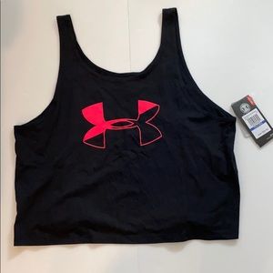 NWT: Youth Under Armour Cropped Logo Tank-XL
